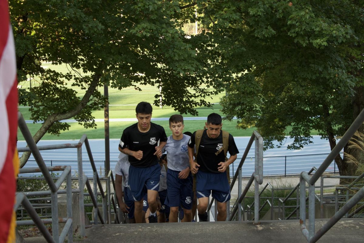 AFJROTC honors 9/11 victims with stair climb