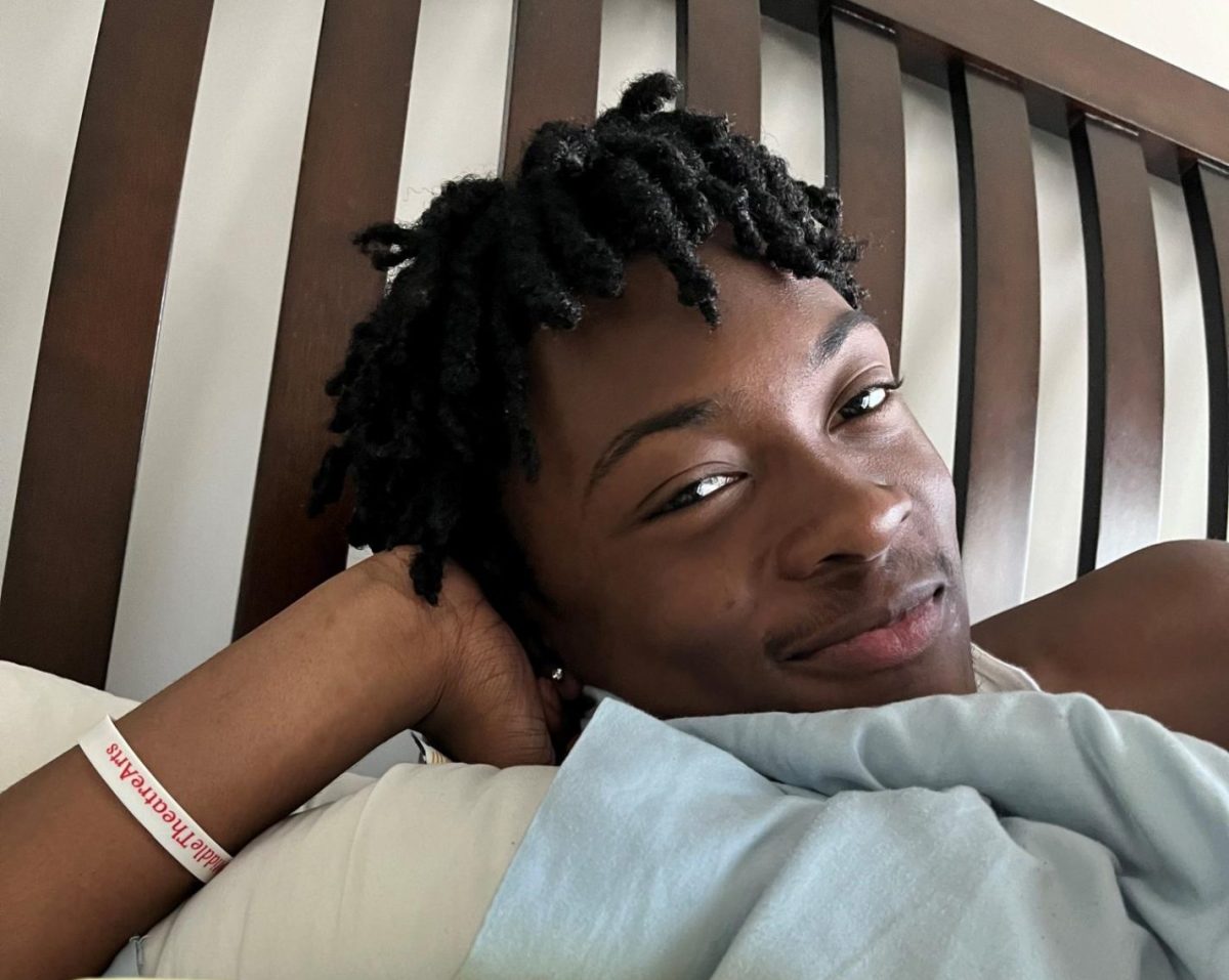 Jaylen Fitzpatrick, a student in the class of 2026, will be remembered for years to come as students will see his bench at the front of the school as a dedication to his memory.  photos courtesy of Ashia Snipes