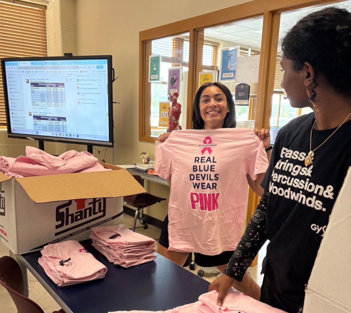 HOSA raises awareness through pink t-shirt sales