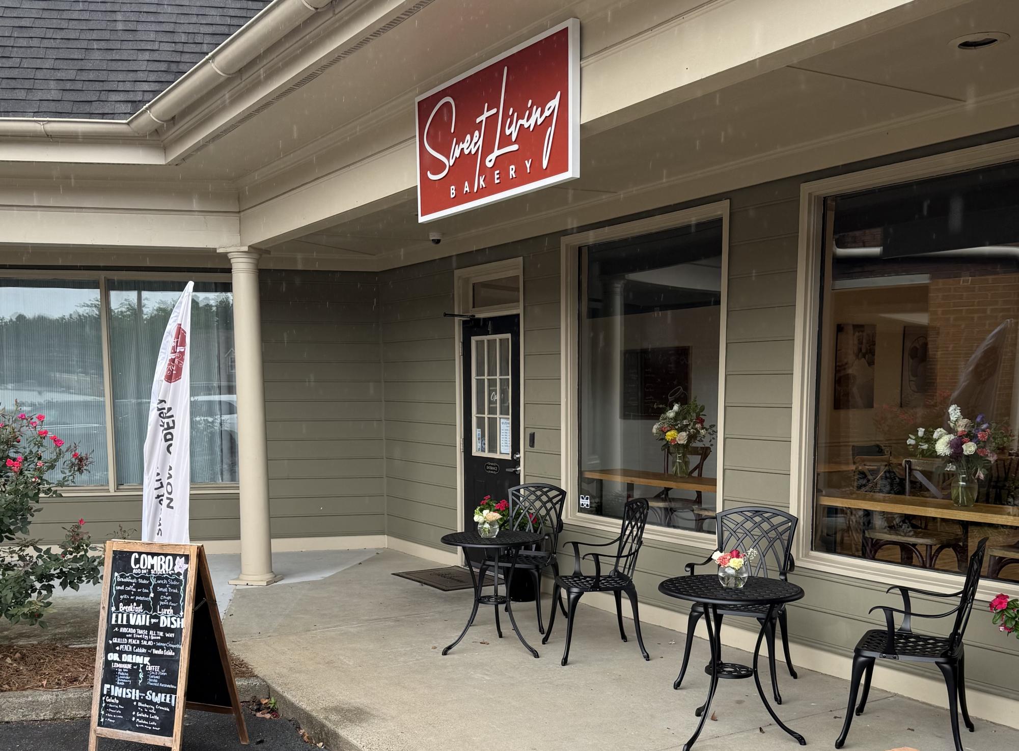 On Whitchlock Avenue, in the Clocktower Plaza, is a hidden gem, Sweet Living Bakery. 